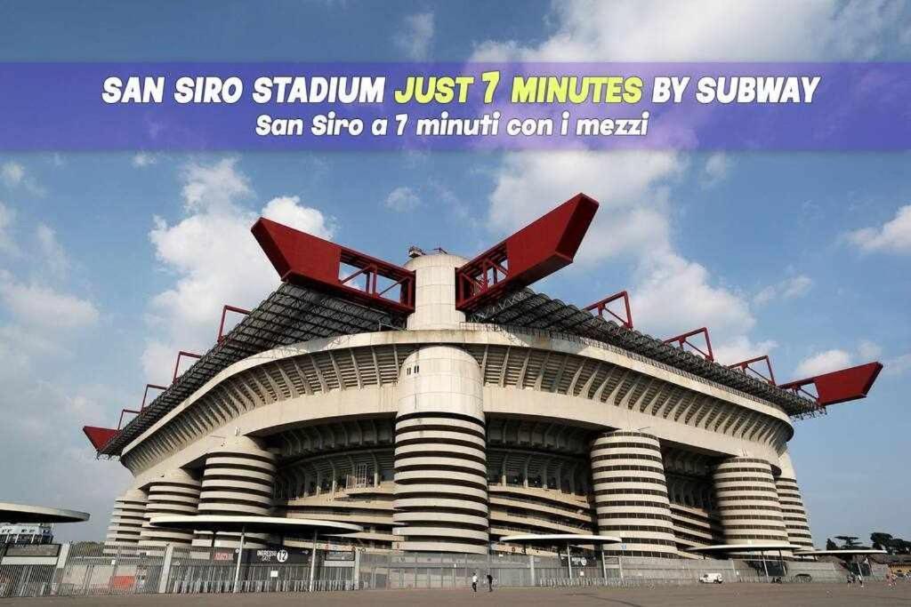 San Siro A 7 Minuti Stanza Top Con Zone Comuni Milão Exterior foto